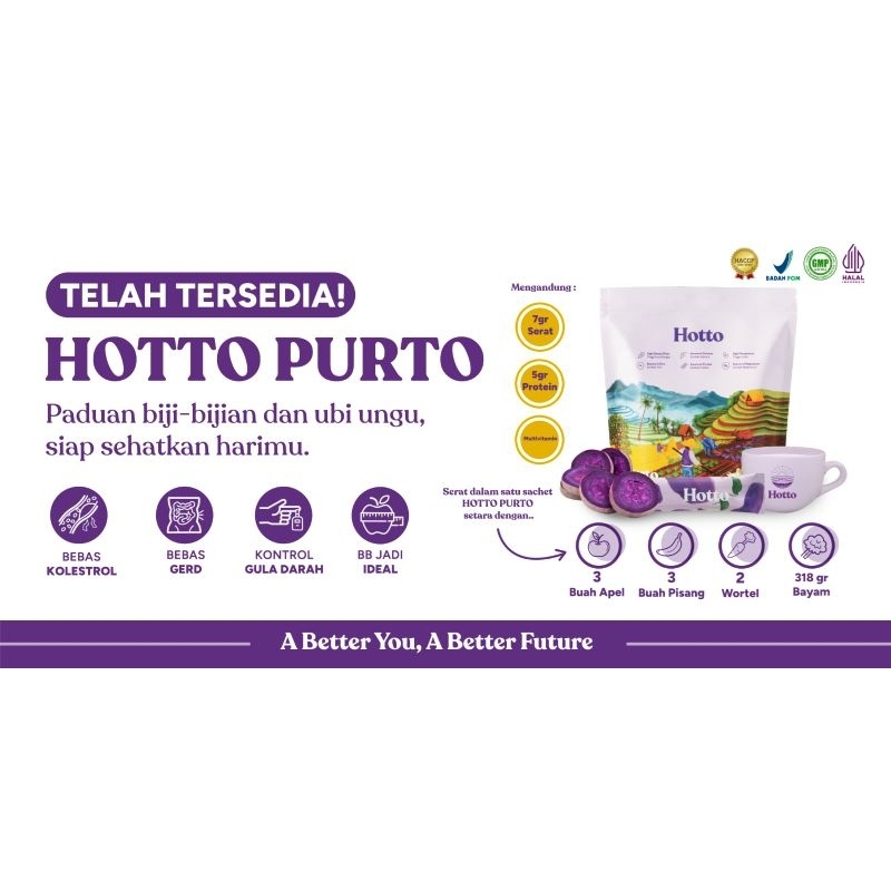 

Hotto Purto Multi Grain 3 Sachet