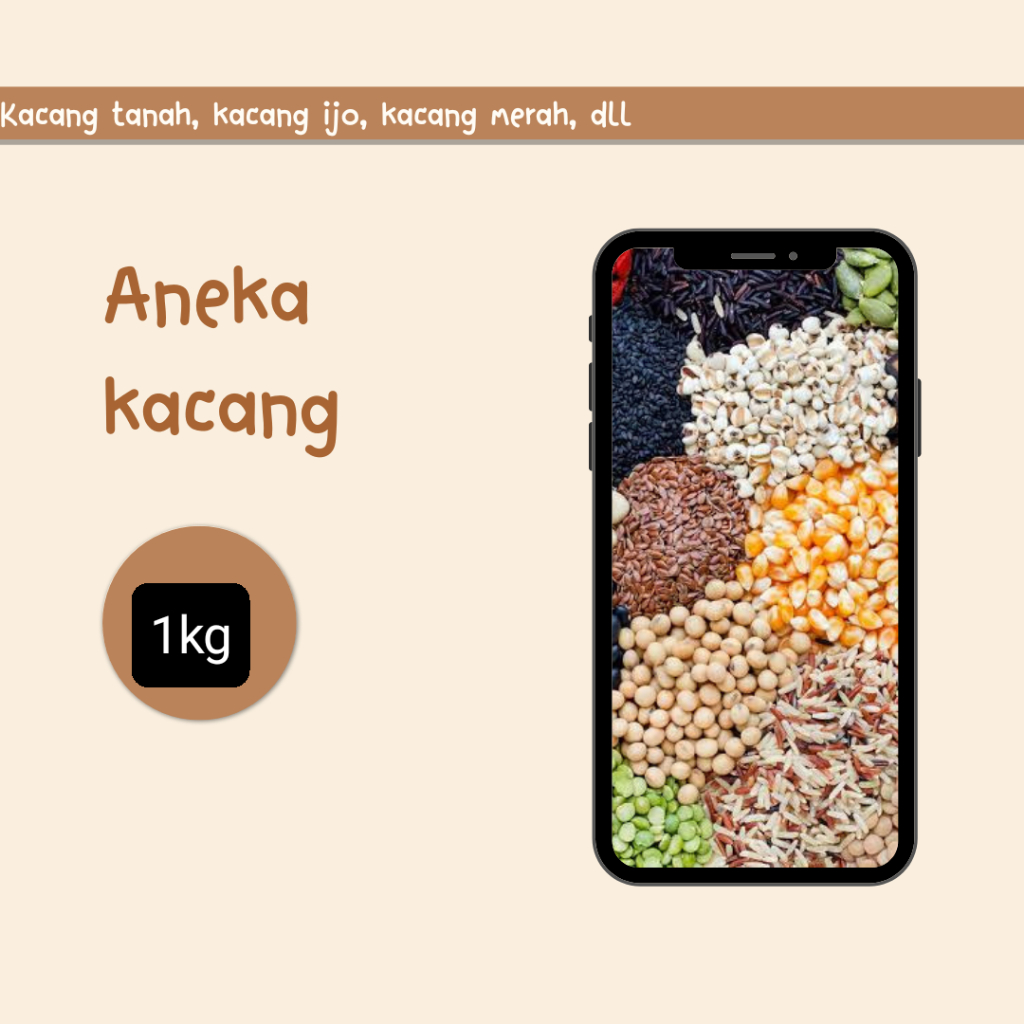 

Nota live kacang2 an 1kg