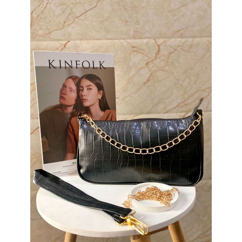 Tas wanita Rantai double kekinian