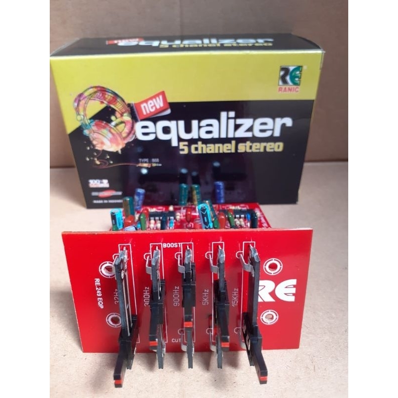 kit equalizer 5 Chanel stereo TL074
