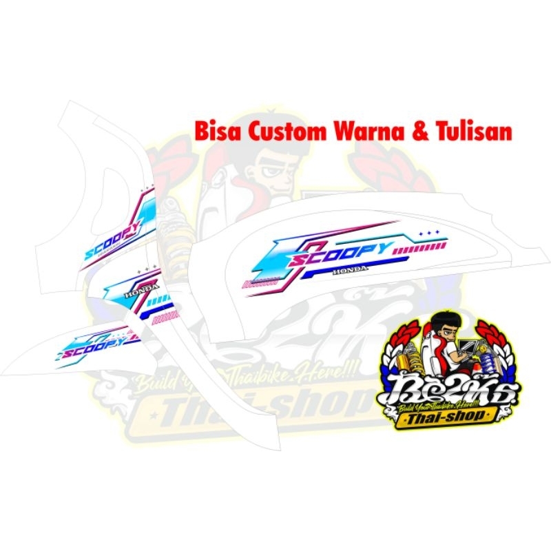 Striping Scoopy Fi Esp Transparan