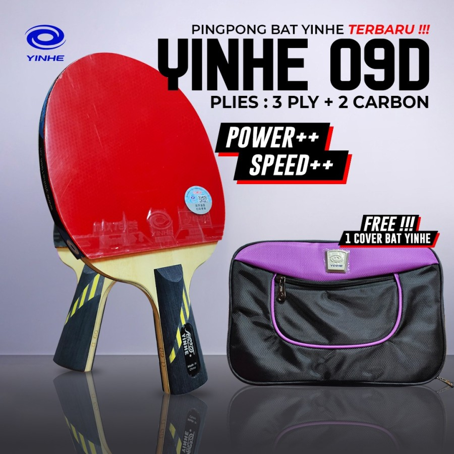 Bat YINHE 09D PENHOLDER Carbon Original Bet Tenis Meja Pingpong