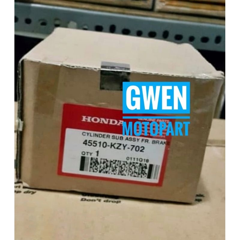 Cylinder Sub Assy Front Brake Silinder Rem Depan CB150 Verza CBR 150R K45A Verza 150 45510KZY702 Ori