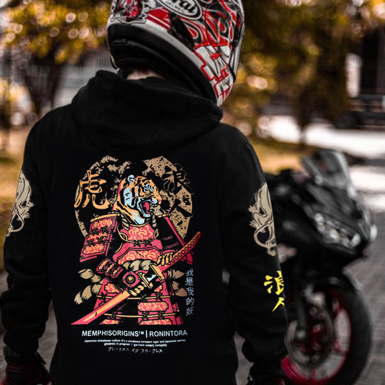 HOODIE MEMPHIS RONIN TORA / SWEATER MEMPHIS / HOODIE JAPANESE