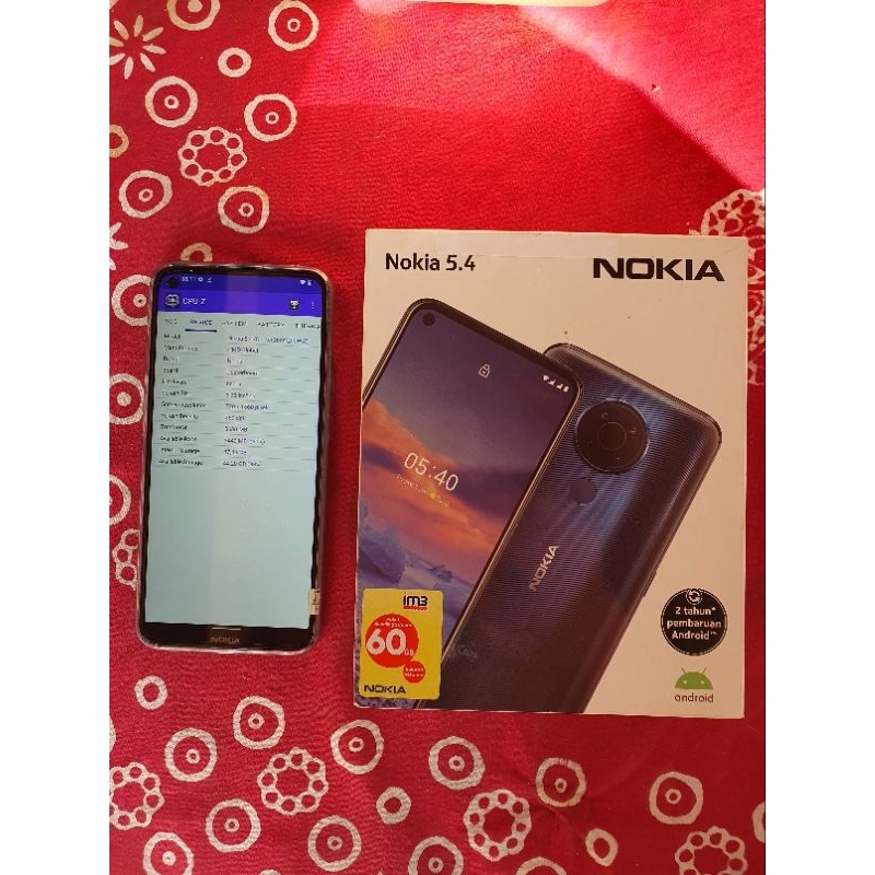 Nokia 5.4 6/64 Polar Night Garansi Resmi Mulus Fullset Dus (*Free Ongkir)