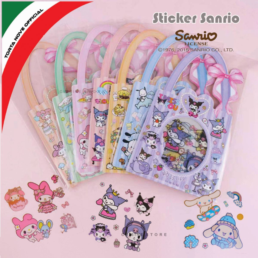 

Sticker anak perempuan lucu Stiker SANRIO cinamoroll anti air label karakter motif kuromi melody