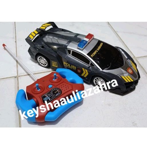 Mainan mobil Polisi/Patwal  Remot