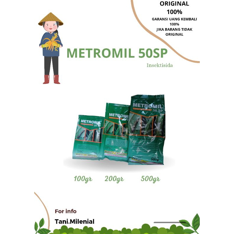 METROMIL 50 SP INSEKTISIDA - 200gr