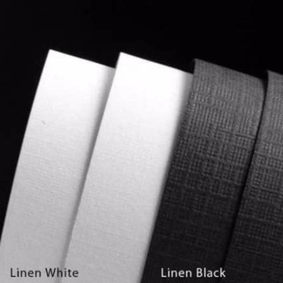 

Kertas Linen / Karton Linen Hitam dan Putih (Ukuran F4)