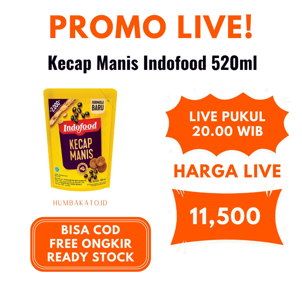 

Kecap Manis Indofood 520ml