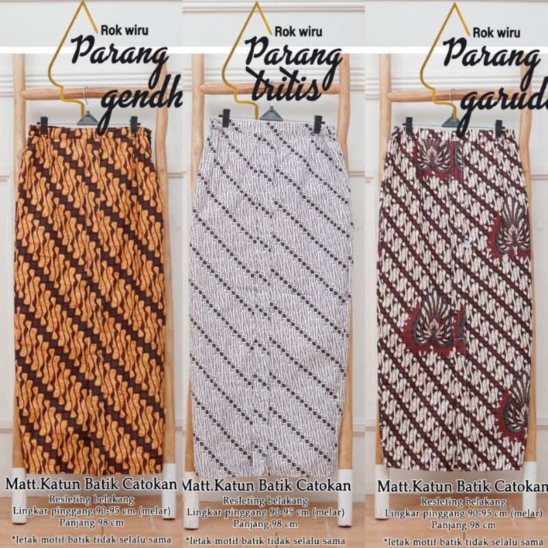 ROK BATIK WIRU SPAN ROK BATIK BAWAHAN KEBAYA