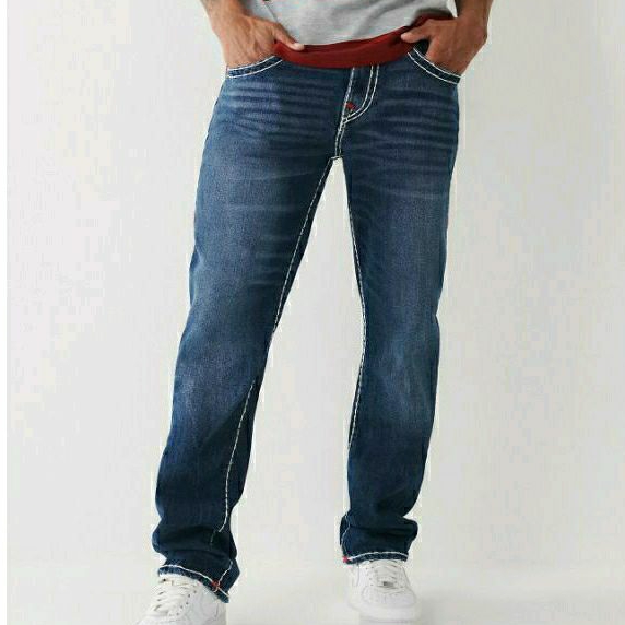 CELANA JEANS PRIA TRUE RELIGION RICKY SUPER T FLAP ORIGINAL