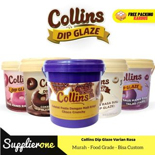 

Collins Dip Glaze 1 kg / Toping Donat Collins / Selai Donat / Collins Selai Donat