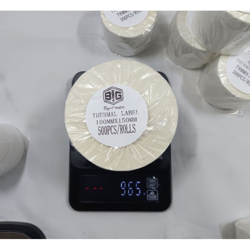 

Kertas Thermal Sticker/Label sticker thermal 100 x 150 MM Barcode UK A6 Murah