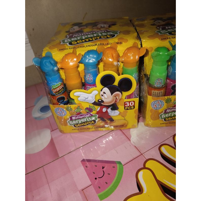 permen semprot Mickey mouse 30 pcs