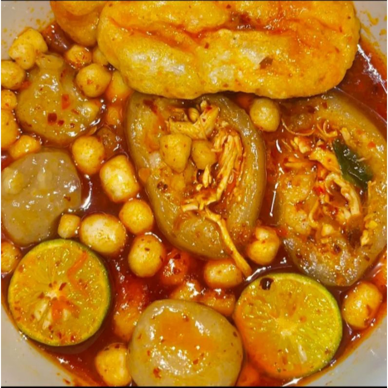 

paket baso Aci ayam suwir termurah 6 bungkus terlaris