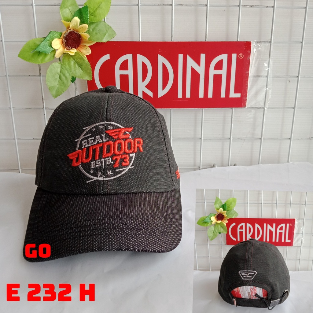 gof CB CARDINAL TOPI CASUAL 100 % Original Topi Cowok Baseball Keren