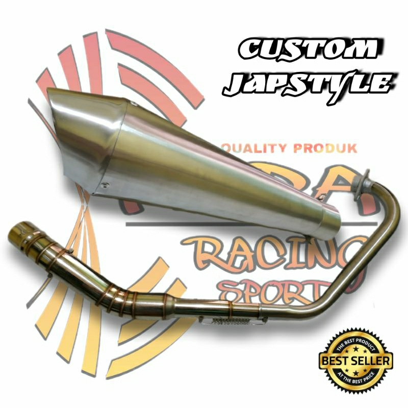 Knalpot Japstyle Scorpio XSR 155 Tiger Verza Megapro Byson Vixion CB150R Xabre R15 CBR150R MT15 GSX1