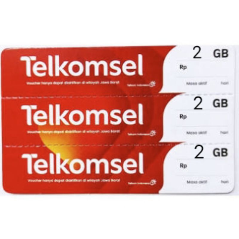 VOCER DATA TELKOMSEL 2GB 3HR AREA (SUMBAGSEL)