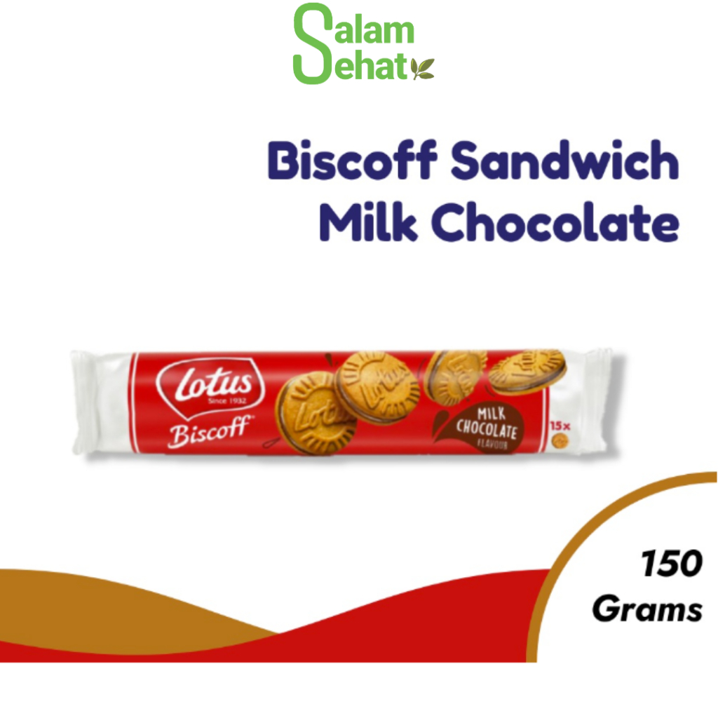 

Lotus Biscoff Sandwich Milk Chocolate 150 Gr
