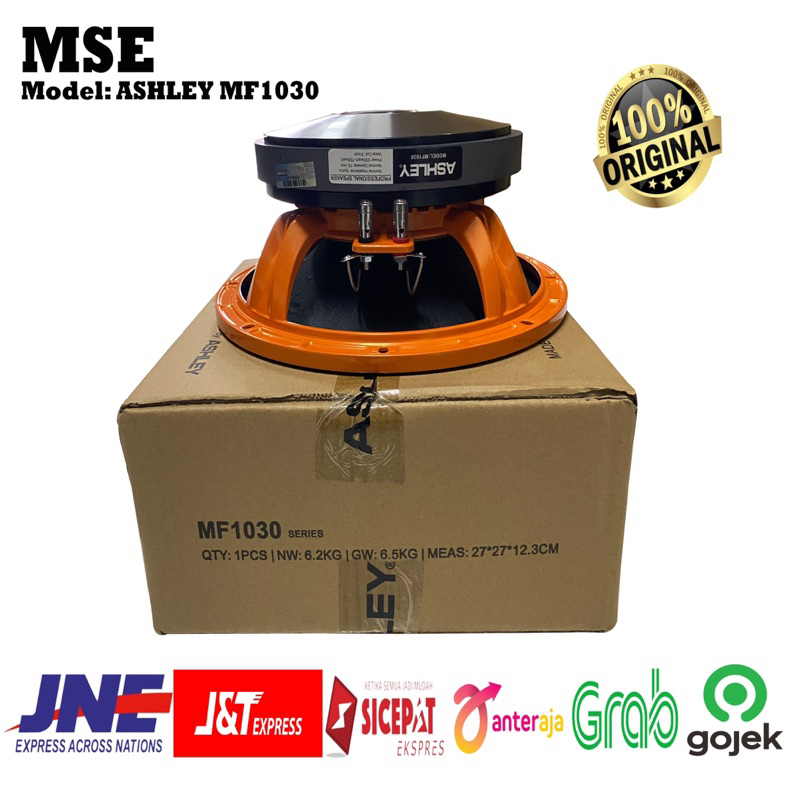 SPEAKER KOMPONEN 10 INCH ASHLEY MF1030 MF 1030 MF-1030 ORIGINAL