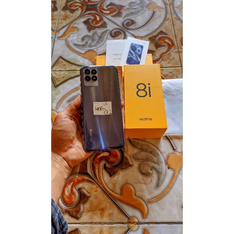 realme 8i Ram 6/128 fullset second murah