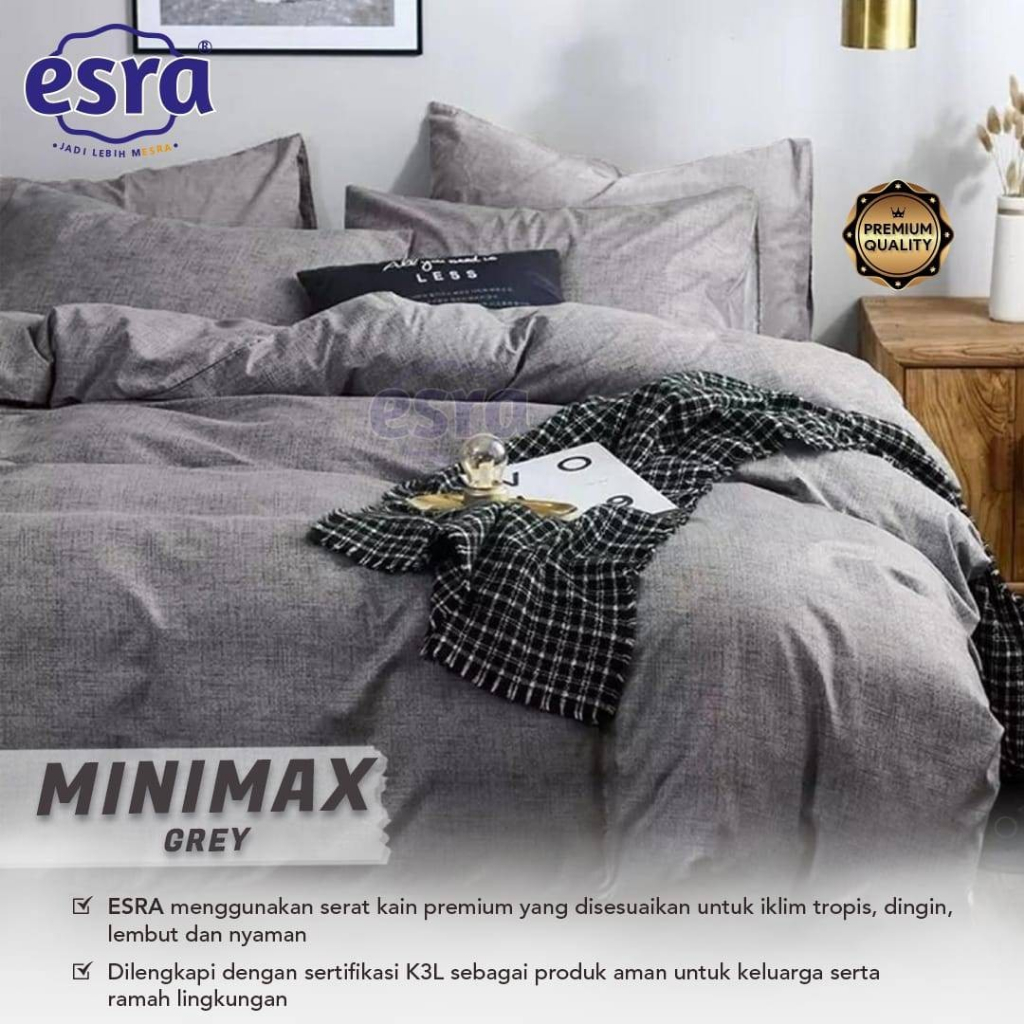 Bedcover Set Motif Minimax Bahan Katun Premium Quality bedcover sprei aesthetic motif bunga daun 160