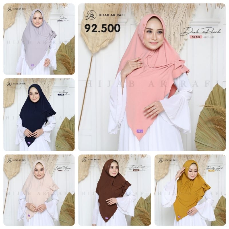 Hijab Arrafi AR 435 Jilbab Instan Ar Rafi Kerudung Khimar