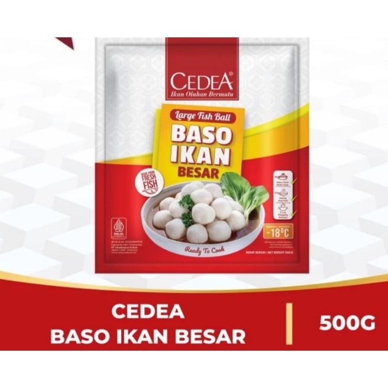 

Bakso Ikan cedea 500gr