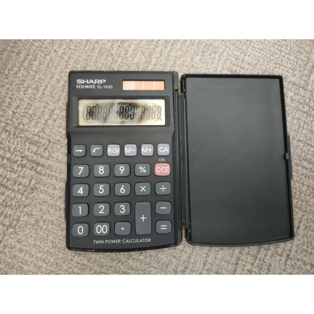 

KALKULATOR SHARP TIPE ELSIMATE EL-143S