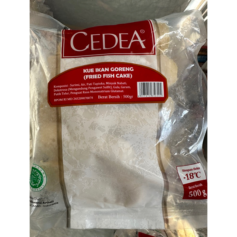 

cedea kue ikan 500 gr