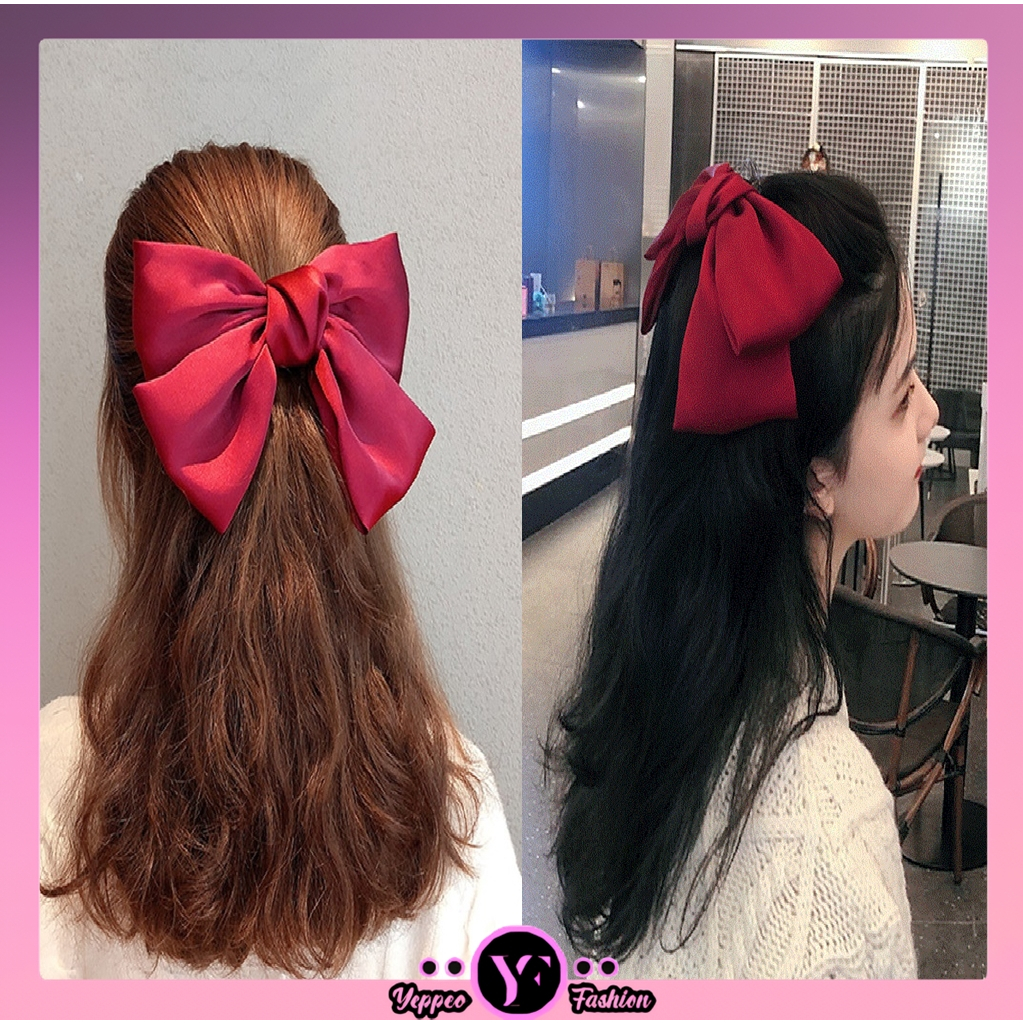 •YF• IR755 Jepit Rambut Ikat Rambut Pita cute Ala Korea Aksesoris Rambut Wanita Import