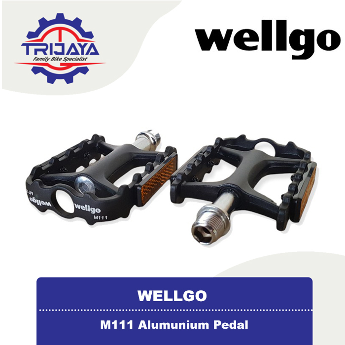 Wellgo M111 Aluminum Pedal Bearing Sepeda MTB