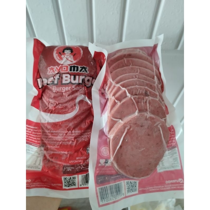 

Ayoma Burger Sapi isi 10 uk 250 gr