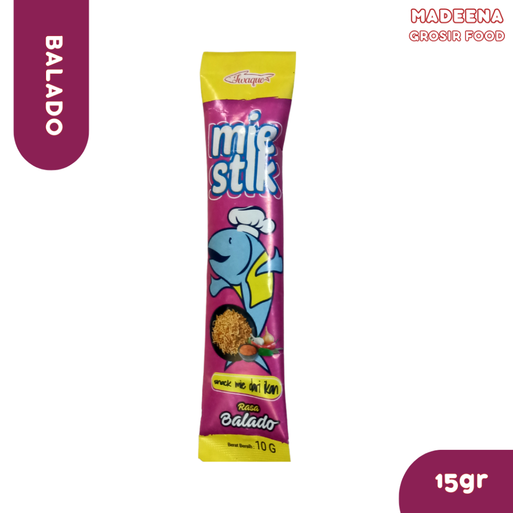 

Miestick Stick Tulang Ikan Rasa Balado Non MSG 15gr Stick Bawang Stick Bawang Pedas Stick Bawang Balado Camilan Pedas