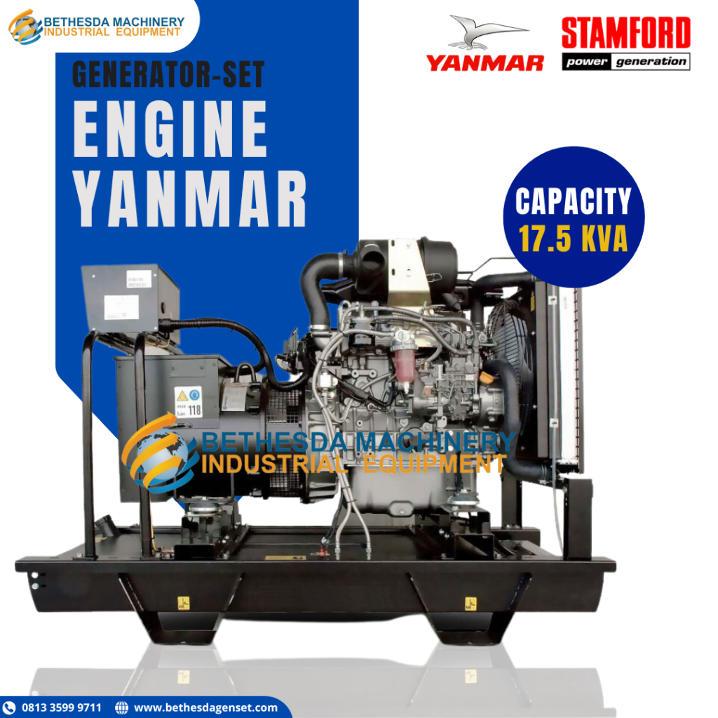 Yanmar 17.5 Kva Genset Type Silent 3 Phase