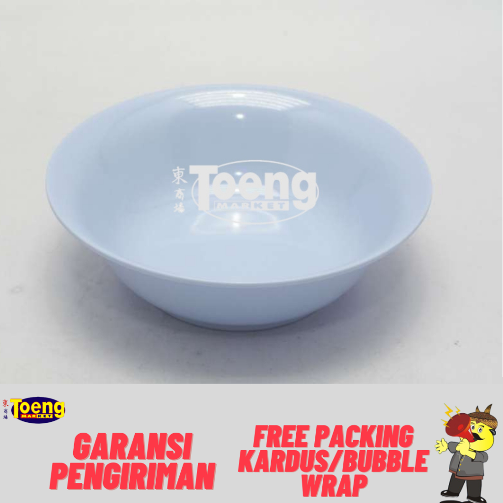 MANGKOK BAKSO 7 inch POLOS SRI / MANGKOK BAKSO / MANGKOK MAKAN / MANGKOK MELAMIN