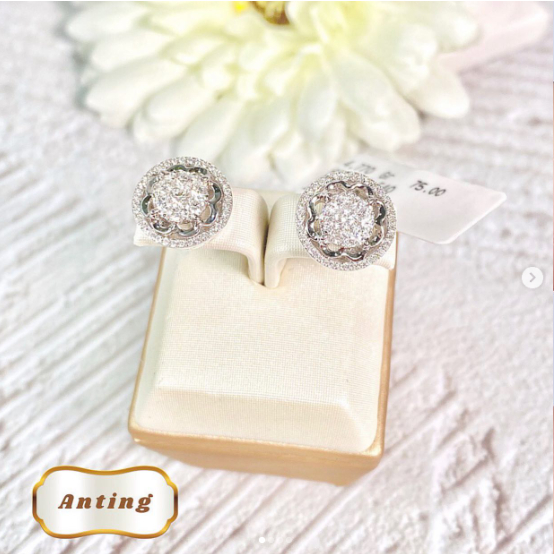 Elco Jewellery - Anting Berlian Eropa F Vvs | ABRE-01540SH Berkualitas dan Bergaransi