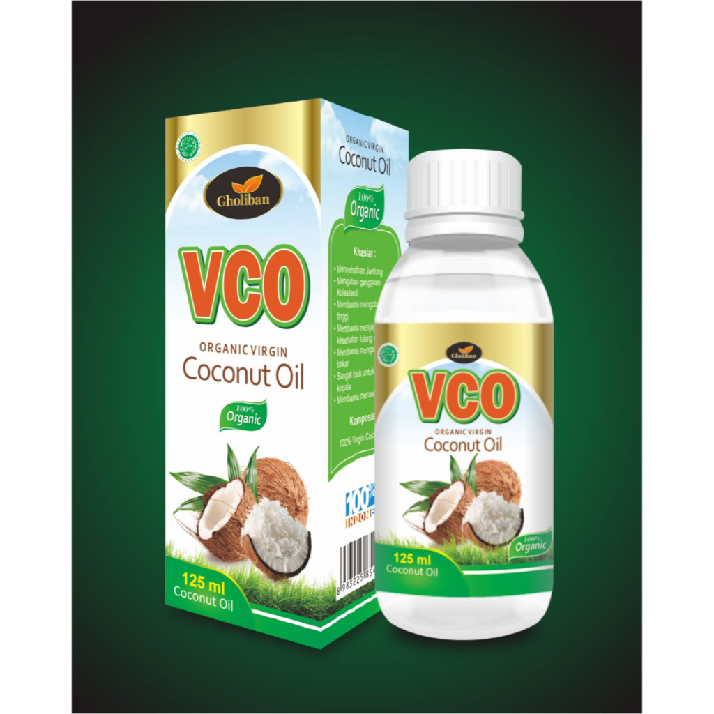

VCO Virgin Coconut Oil Minyak Kelapa Gholiban 125 ml