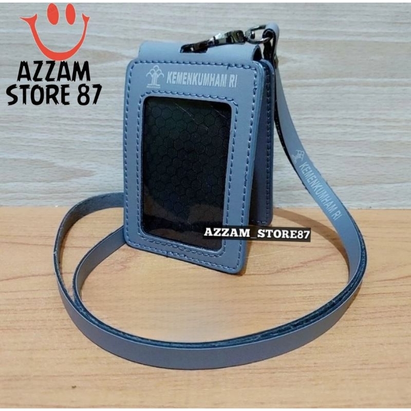 

ID Card Holder Tali Lanyard Name Tag Lipat Logo PENGAYOMAN KEMENKUMHAM RI