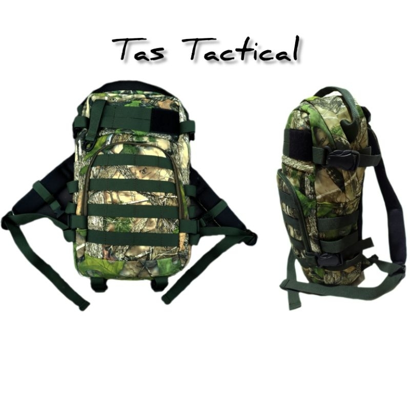 Tas Ransel Punggung Hunting Camo HTC Green Loreng Berburu Tactical Army