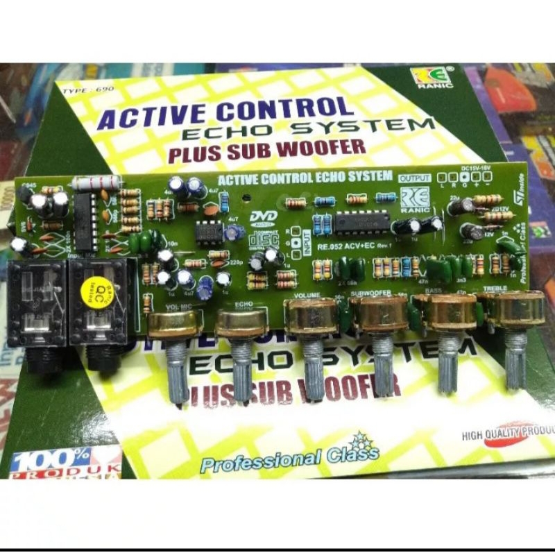 TONE CONTROL STERE CHO SUBWOOFER MIC komplit ranic690