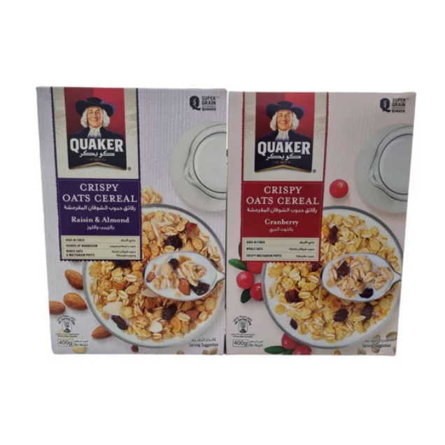 

Quaker Crispy Oats Cereal