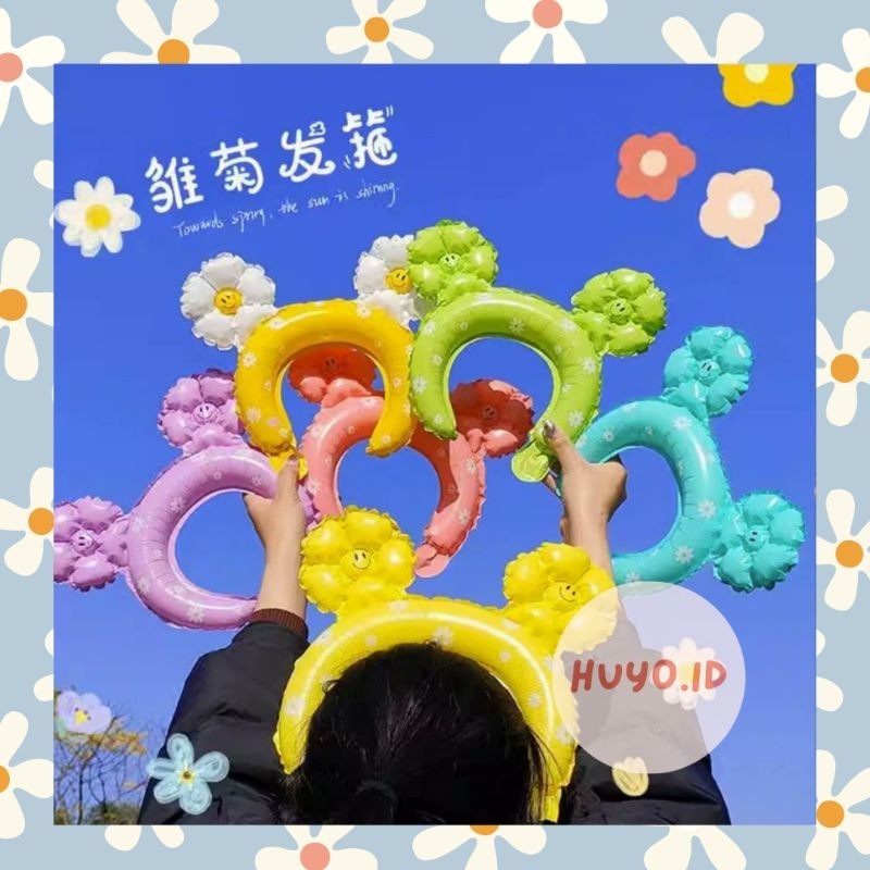 Balon Bando Bunga | Balon Bando Bunga Daisy |  Balon Bunga | Bando Bunga