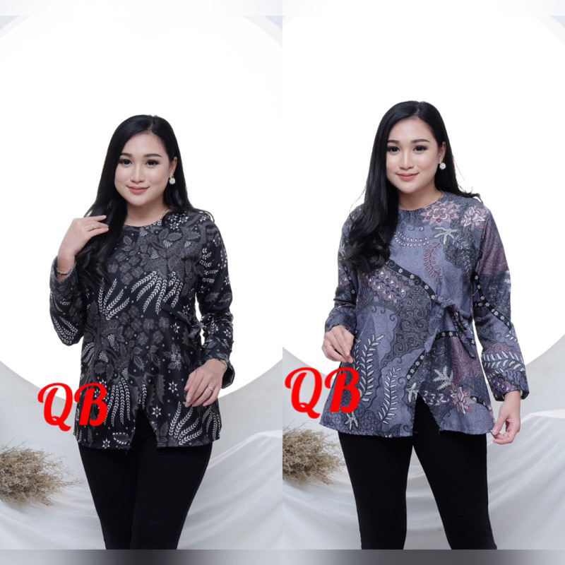 Baju Batik wanita Blouse Atasan wanita Moderen
