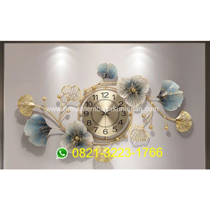 Wall Decor Hiasan Jam Dinding Unik Tembaga Kuningan