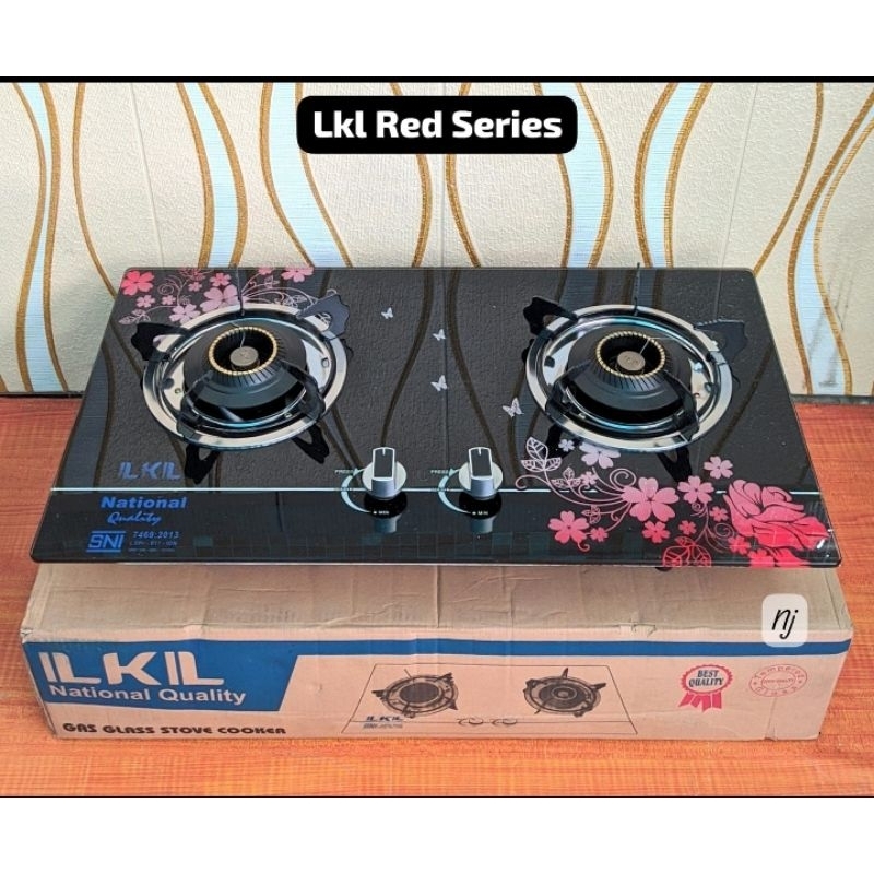 KOMPOR TANAM KACA LKL 2 TUNGKU + Paking Kayu