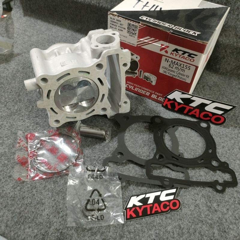 BLOK KIT SET BORE UP MEREK KTC KYTACO CERAMIC FORGET BUAT YAMAHA NMAX - AEROX - LEXI - R15