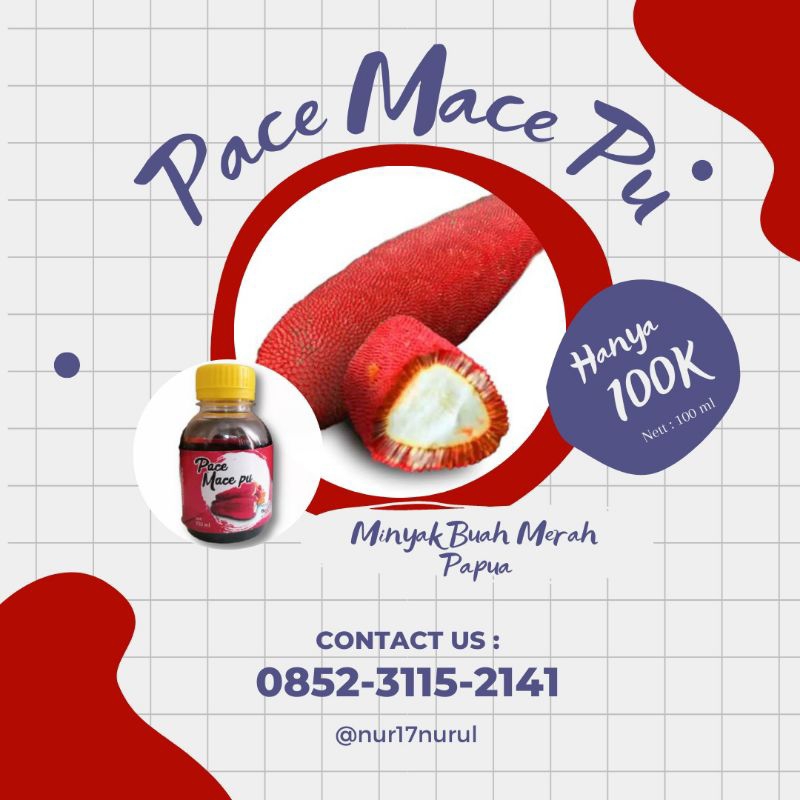 

MINYAK BUAH MERAH