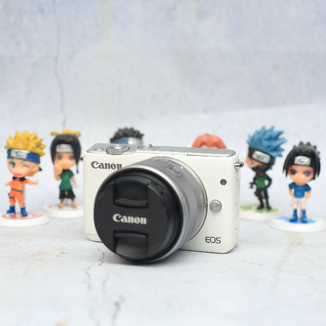 Canon M10 Lensa Kit 15-45mm Kamera Mirrorless Original - VG Tipis -Likenew